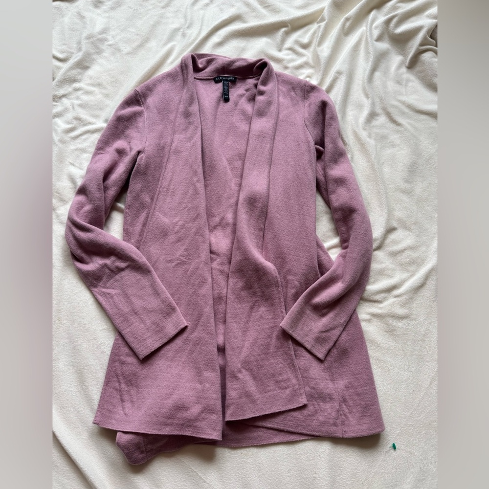 Eileen Fisher cardigan-98% organic cotton